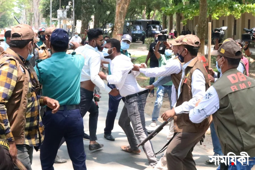 RU VC শেষ কর্ম দিবসেও রাজশাহী বিশ্ববিদ্যালয়ের ভিসির স্বেচ্ছাচারী কর্মকাণ্ডঃ ক্যাম্পাস উত্তাল