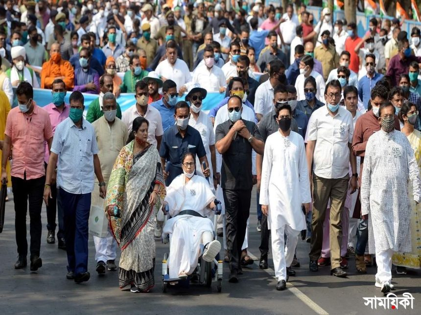 mam পশ্চিমবঙ্গ বিধানসভা নির্বাচন: <br>২০৭টি আসন পেয়ে এগিয়ে তৃণমূল কংগ্রেস