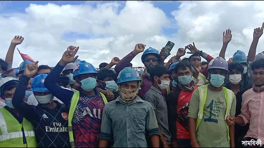 Kalapara photo Security guard injured guard box ransacked at under construction power generation plant in Kalapara of Patuakhali district 3 পটুয়াখালীর কলাপাড়ায় নির্মানাধীন বিদ্যুৎ কেন্দ্রে সংঘর্ষ: নিরাপত্তা কর্মী আহত, প্রহরী বক্স ভাংচুর