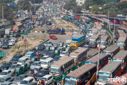 bus jam বাস ভাড়া পুনঃনির্ধারণ করে প্রজ্ঞাপন জারি