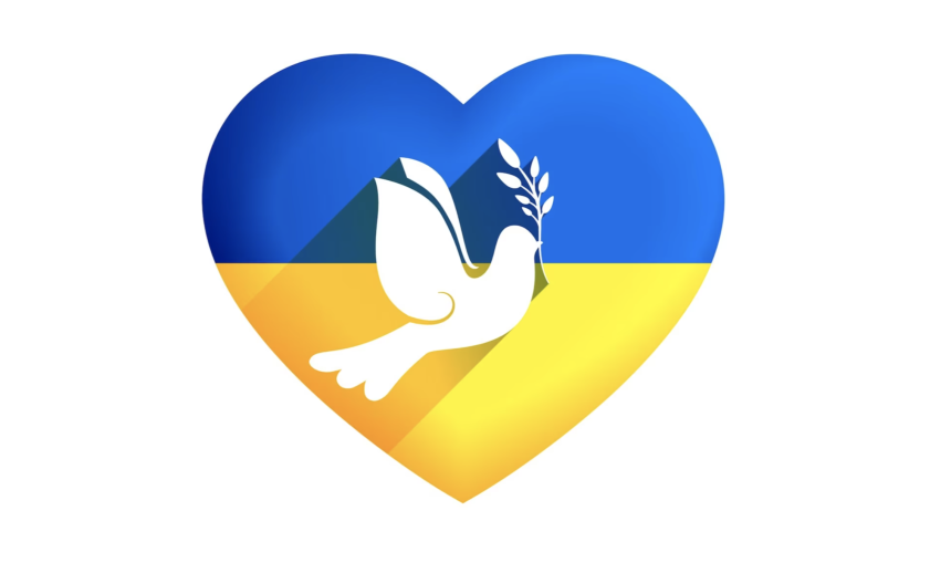 peace heart and dove bird with ukraine flag মধু চরণ চুমি, তেইশের কবিতা, দেবী বন্দনা এবং অন্যান্য কবিতা